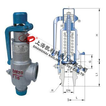 A27H、A27W、A27Y彈簧微啟式外螺紋安全閥